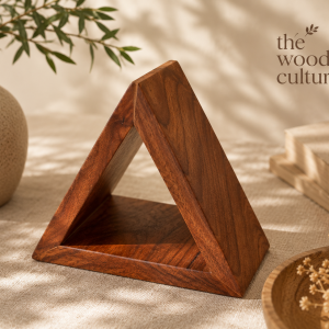 Acacia Wood Triangle Book Page Holder